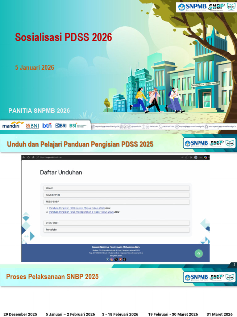 Panduan Pengisian PDSS 2026 untuk Sekolah | PDF