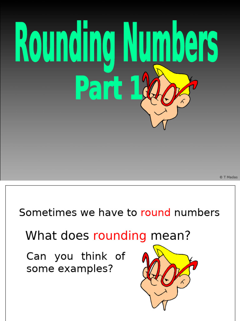 Rounding Numbers: Techniques & Examples | PDF | Arithmetic | Mathematics