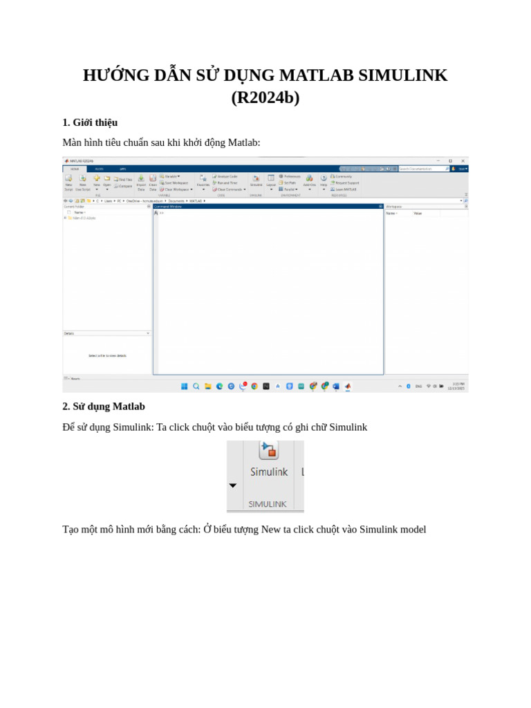 Matlab Simulink Cơ Bản | PDF