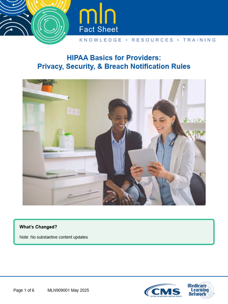 HIPAA Basics for Healthcare Providers | PDF | Health Insurance ...