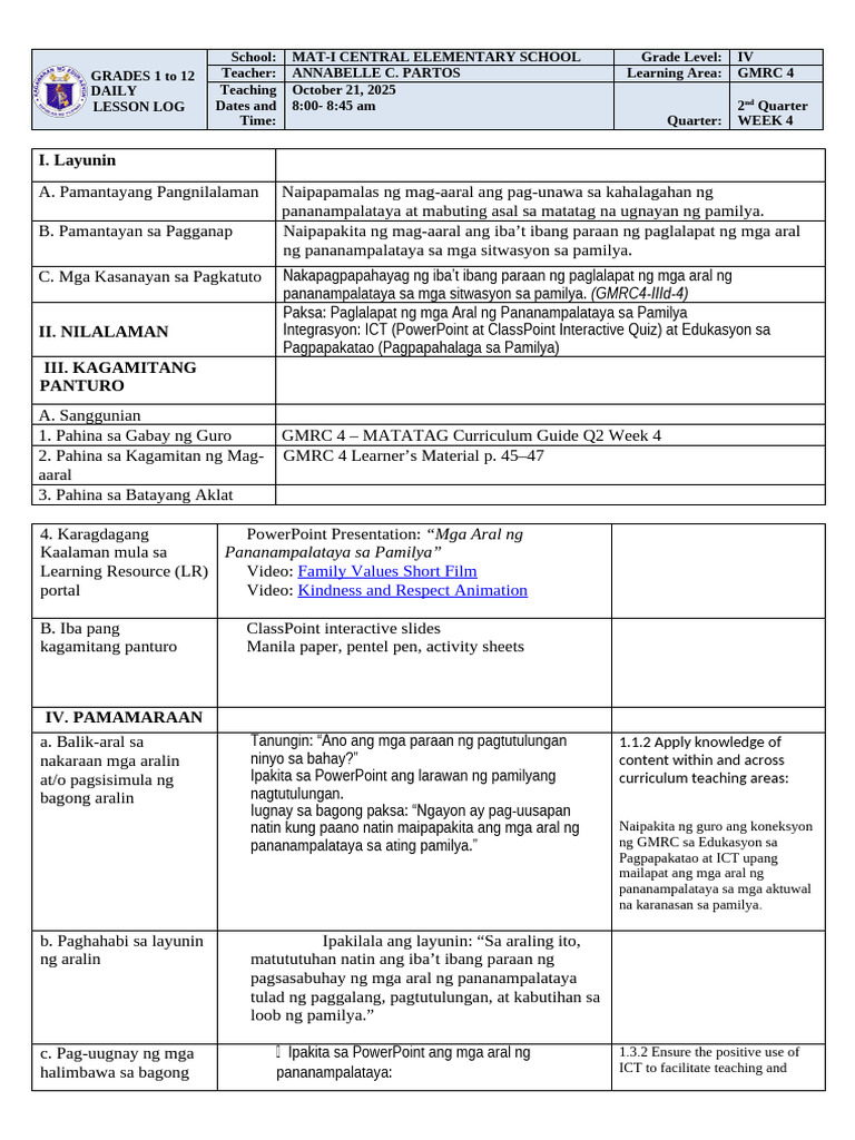 Demo Plan - With Annotations GMRC 4 | PDF
