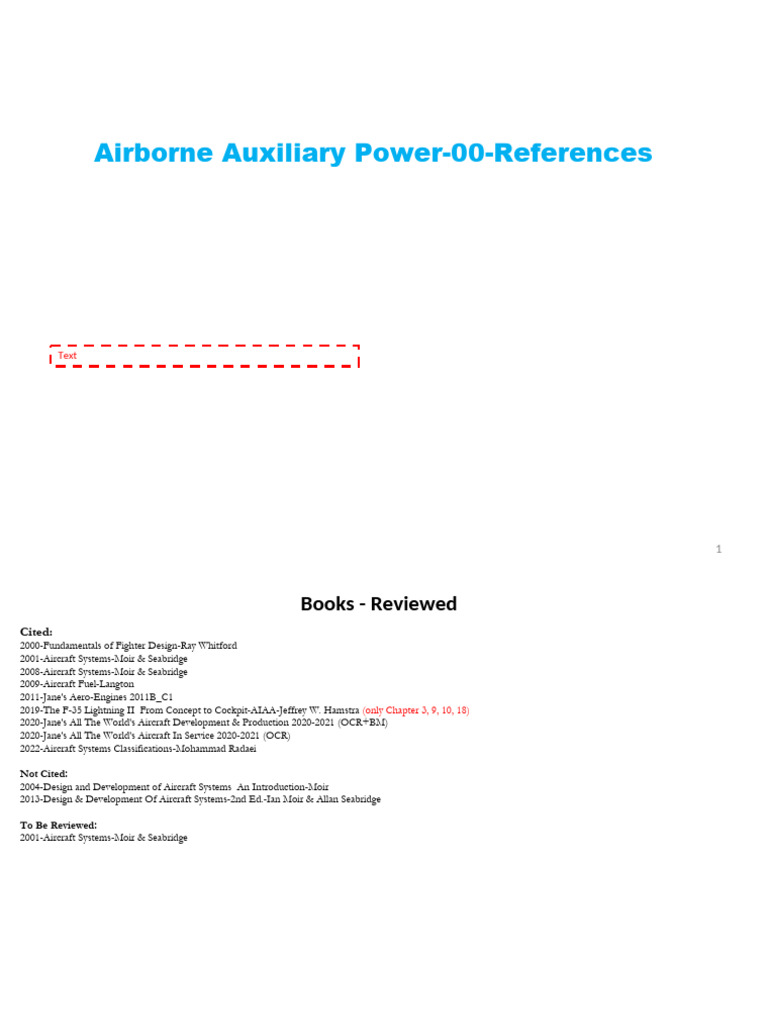 Airborne Auxiliary Power References Guide | PDF | Aviation | Aircraft