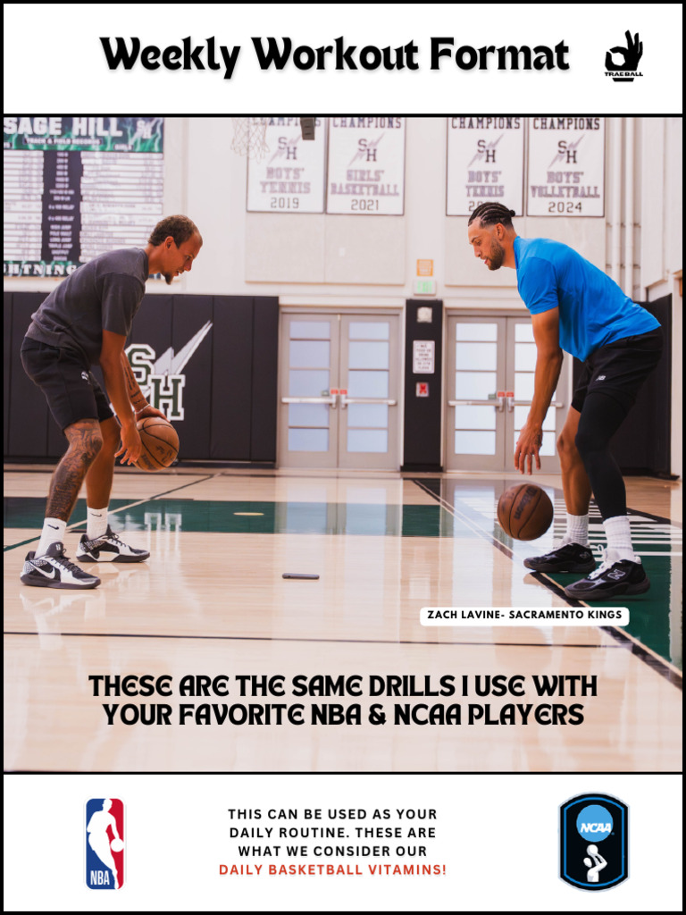 Daily Basketball Workout Drills Guide | PDF | Athletic Sports | Indoor ...