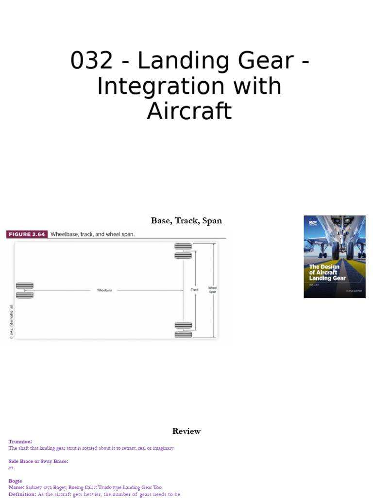 032 Alighting Gear 01 Landing Gear & Brakes 01 Definition 01 UNIX | PDF
