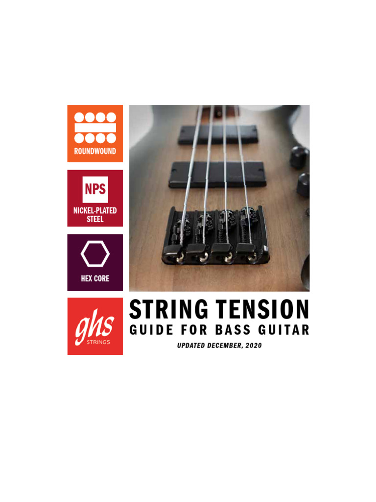 Bass Guitar String Tension Guide | PDF | Bass Guitar | Musical Instruments