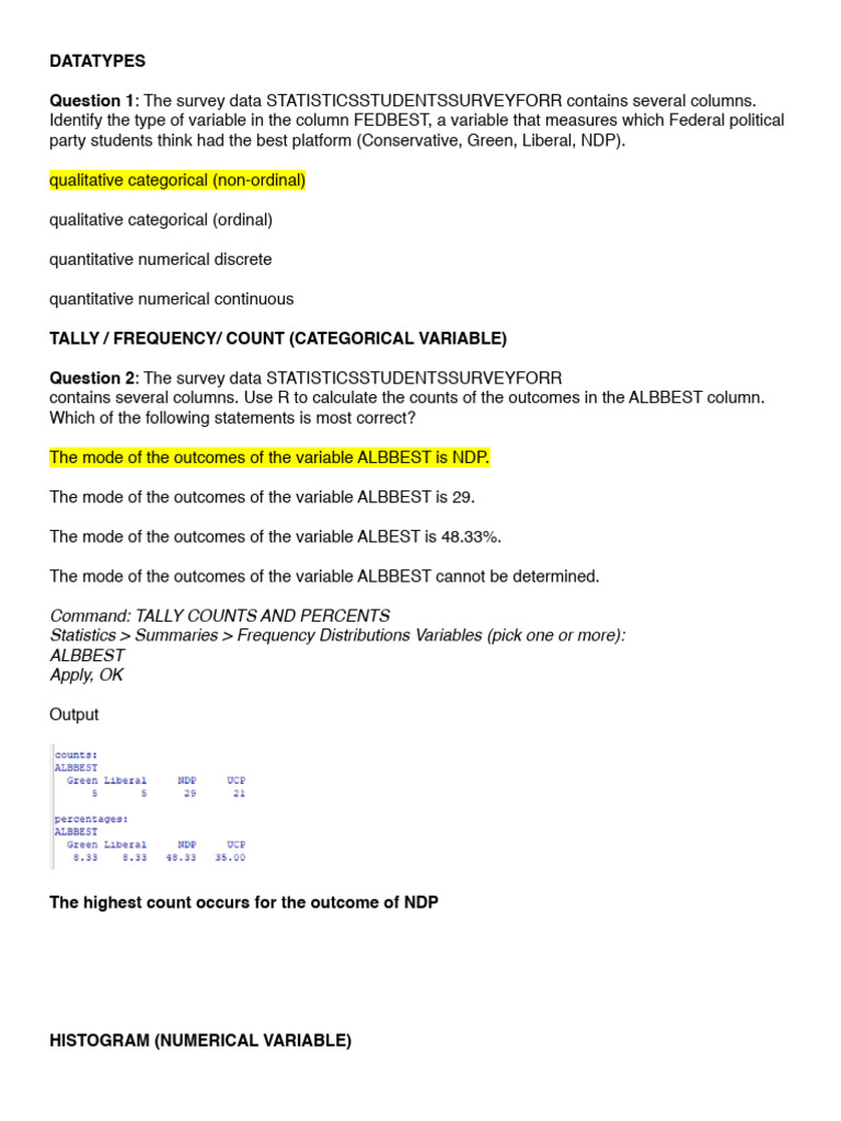 Survey Data Analysis with R Techniques | PDF | Probability Distribution ...