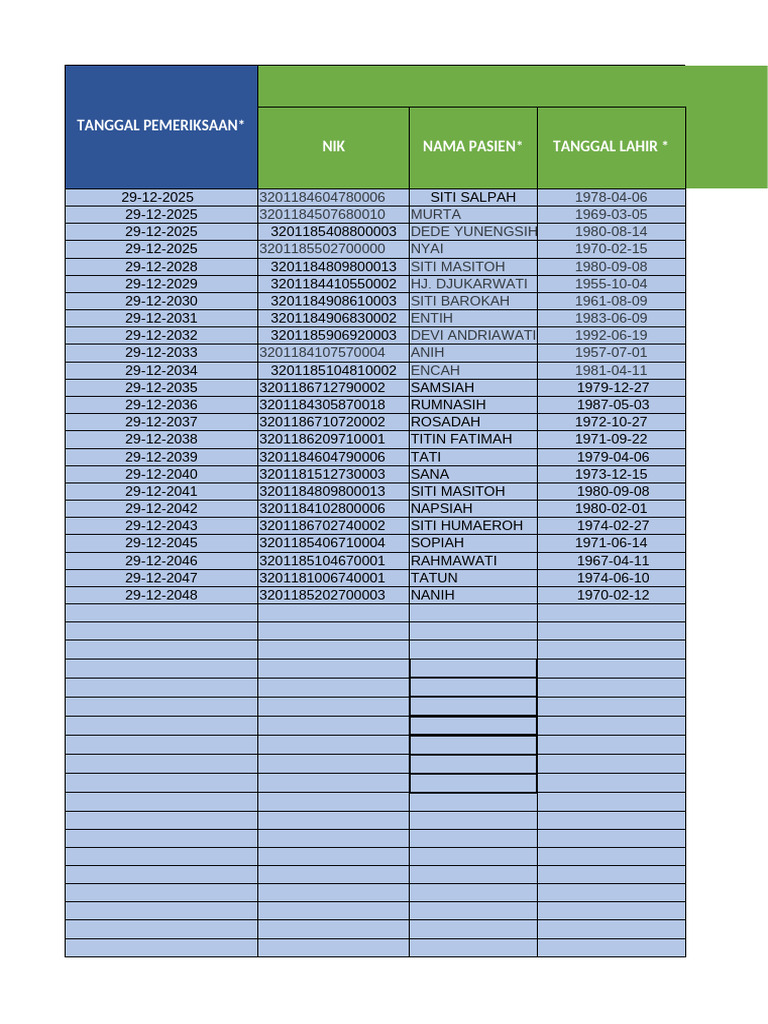 Form Offline PTM | PDF