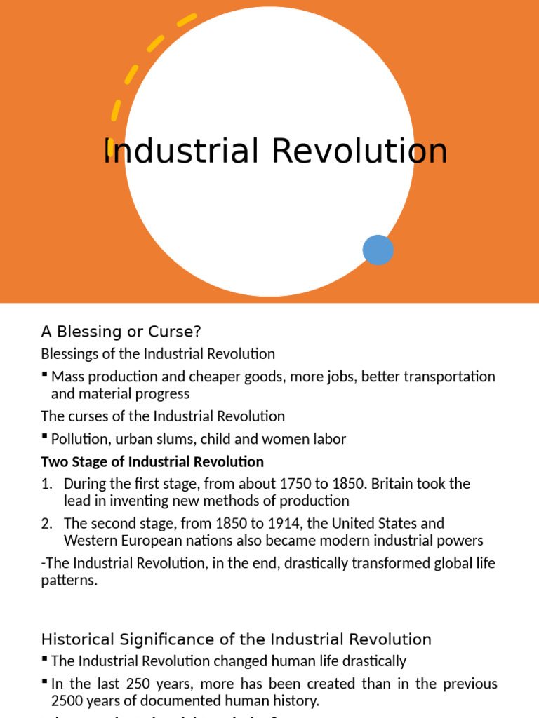 Industrial Revolution: Impact and Legacy | PDF | Industrial Revolution ...