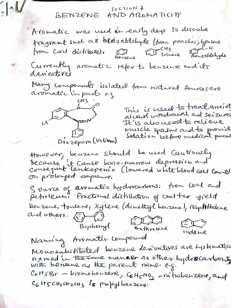 Chemistry Benzene and It's Derivatives o | PDF