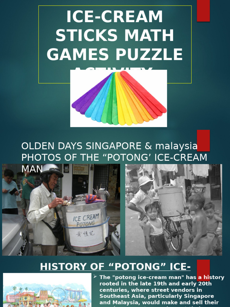 Potong Ice-Cream Stick Math Puzzles | PDF | Ice Cream | Inequality ...