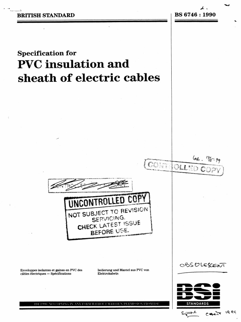 BS 6746 - 1990 | PDF