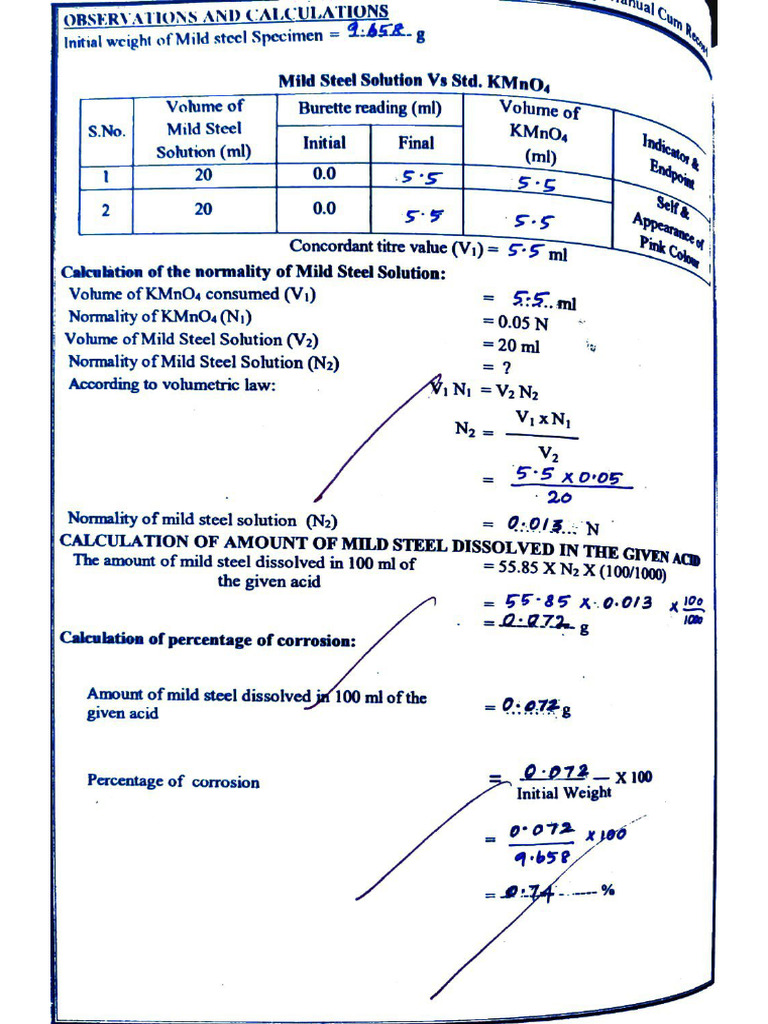 Chem Exp 04 | PDF