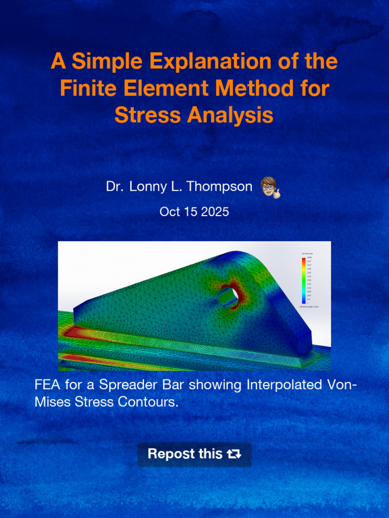 Finite Element Method for Stress Analysis | PDF | Finite Element Method ...