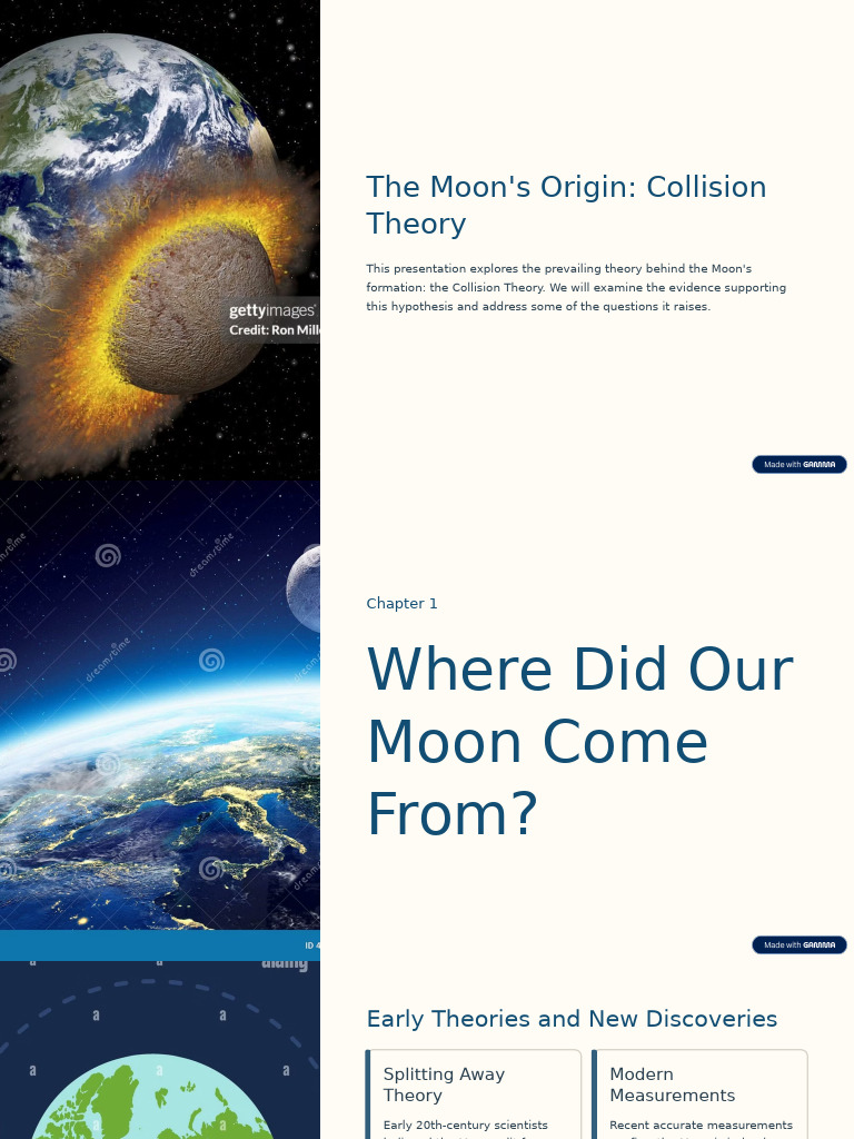 Moon Formation: Collision Theory Explained | PDF | Giant Impact ...