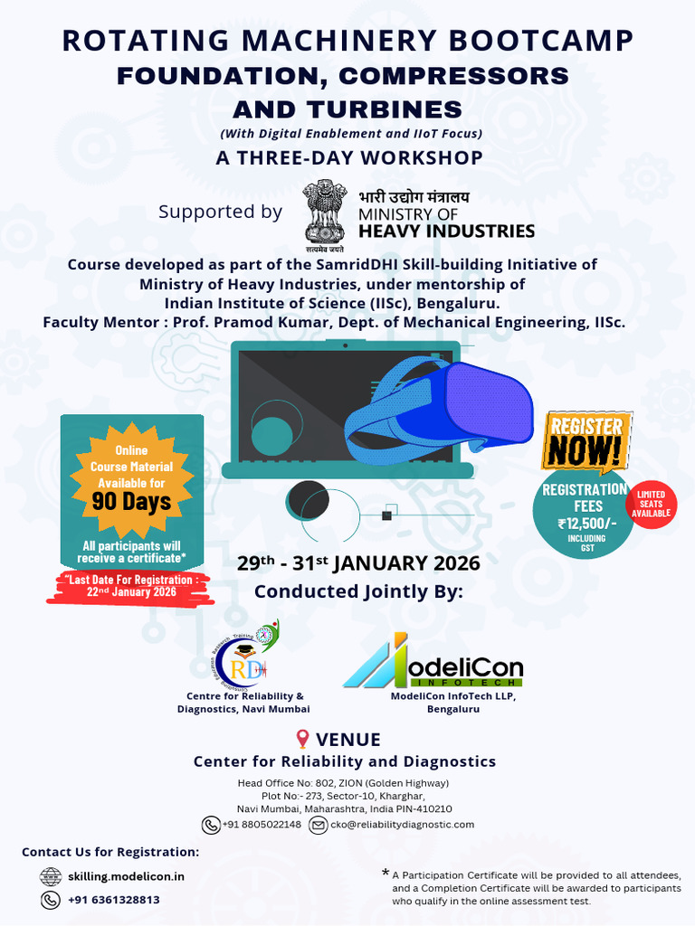 Rotating Machinery Bootcamp Workshop | PDF | Turbine | Machines
