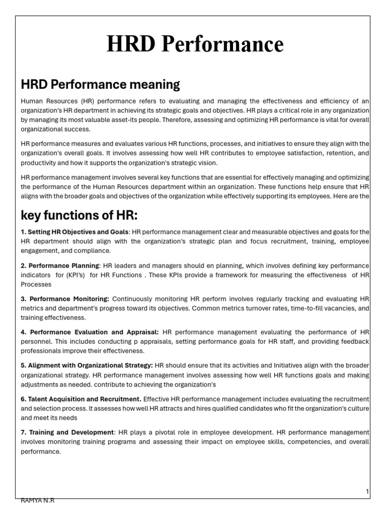 HR Performance Management Strategies | PDF | Layoff | Employee Retention