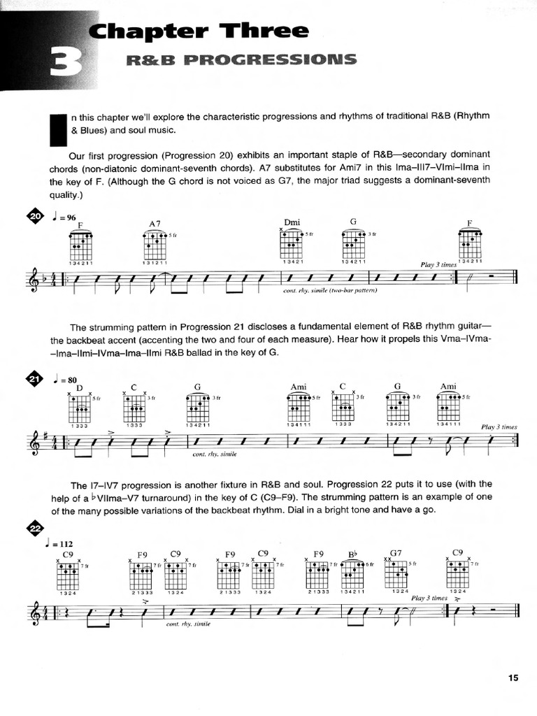 Chord Progressions - R & B | PDF