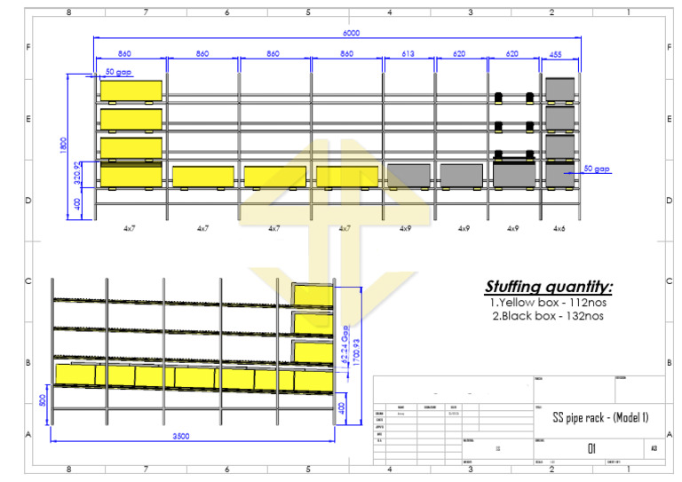 SS Pipe Rack Design Specifications | PDF