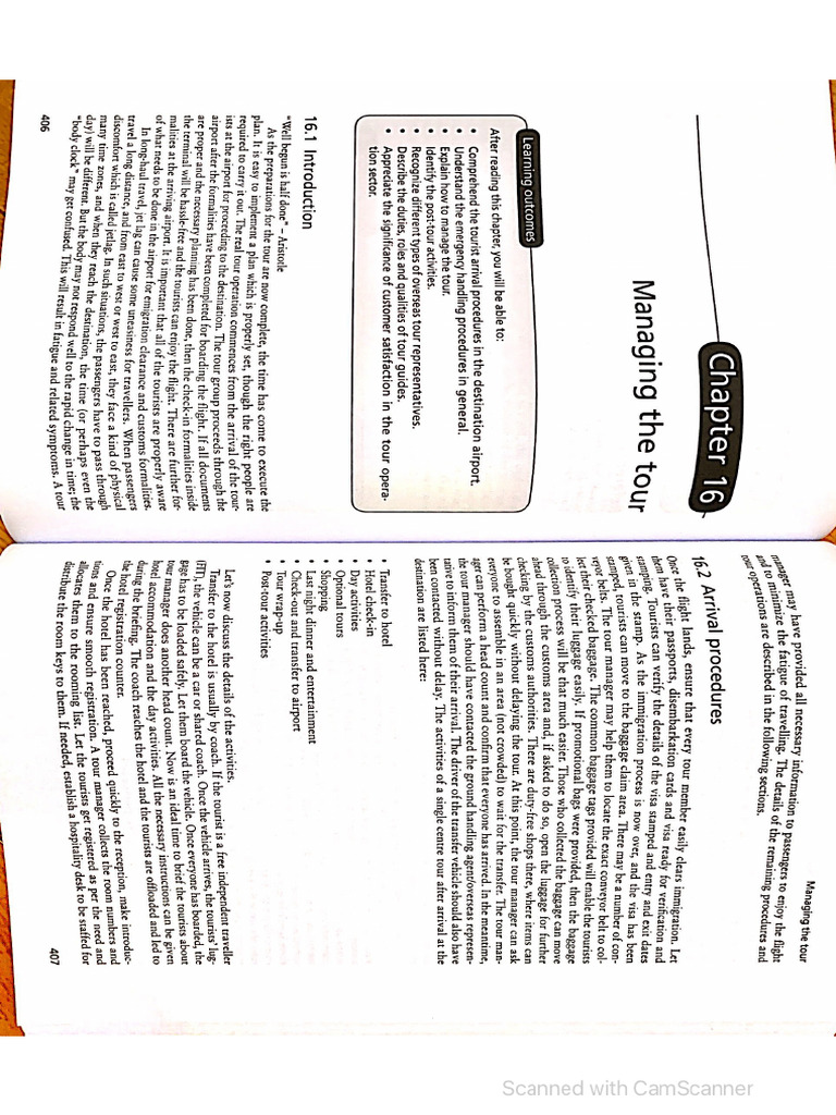 TTM 201 - Chaper 16 | PDF