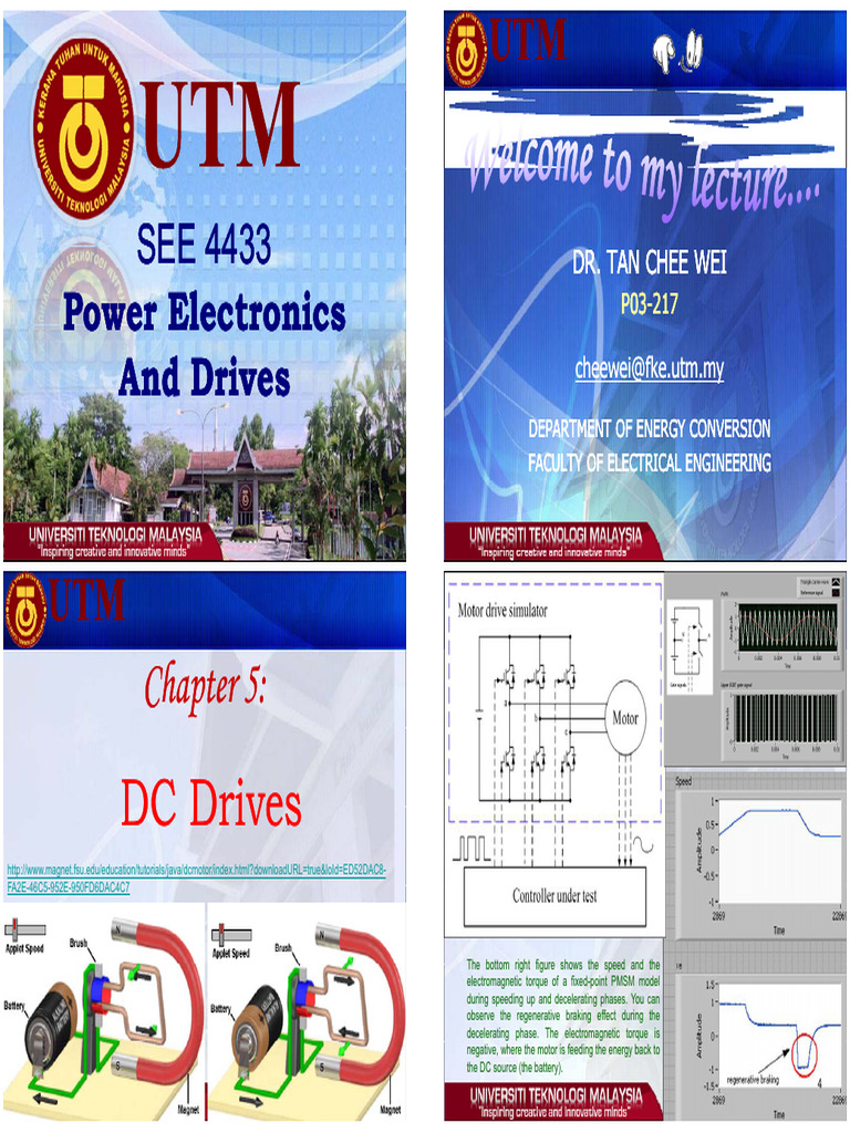 UTM Power Electronics and DC Drives Guide | PDF | Rectifier | Electric ...