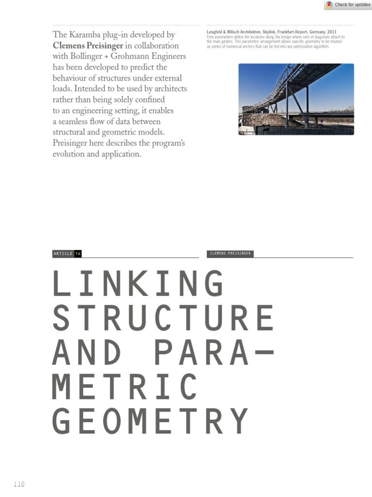 Karamba: Optimizing Structural Design | PDF | Truss | Geometry