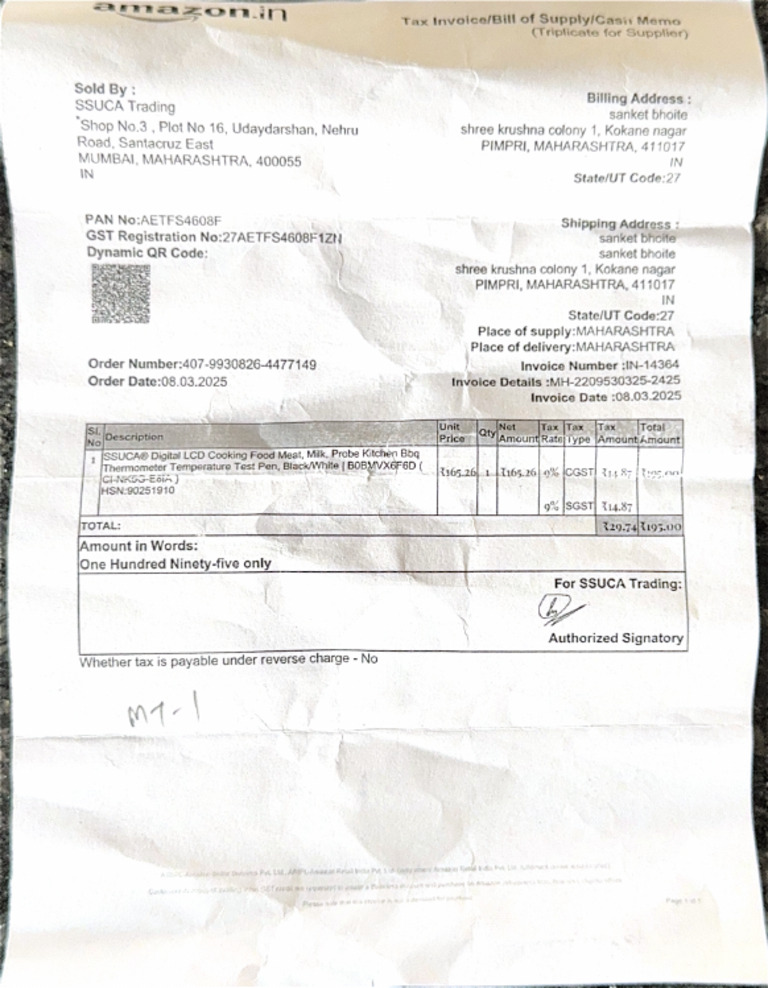 Invoice Thermometer | PDF