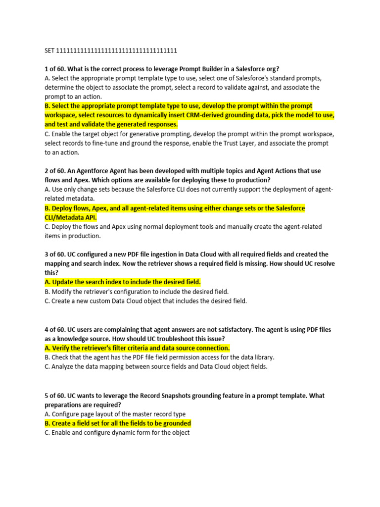 Salesforce Prompt Builder and Agentforce Guide | PDF | Cloud Computing ...