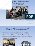 Dissecting The Medical Drama "Grey's Anatomy"