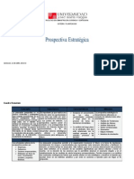 Cuadro Resumen Prospectiva Estratégica