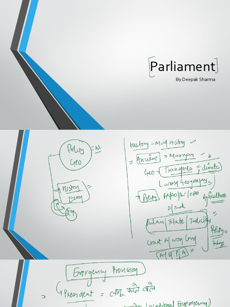Parliament: by Deepak Sharma | PDF