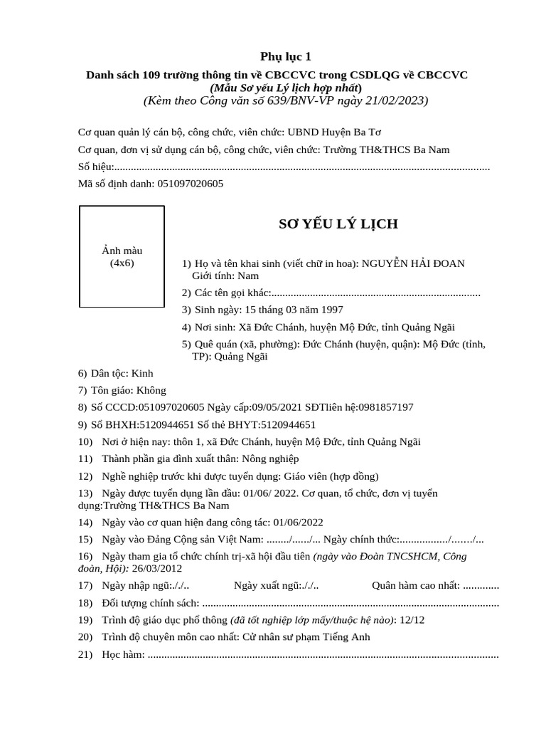 Phu Luc 1 - 109 Feld (BBDP) | PDF