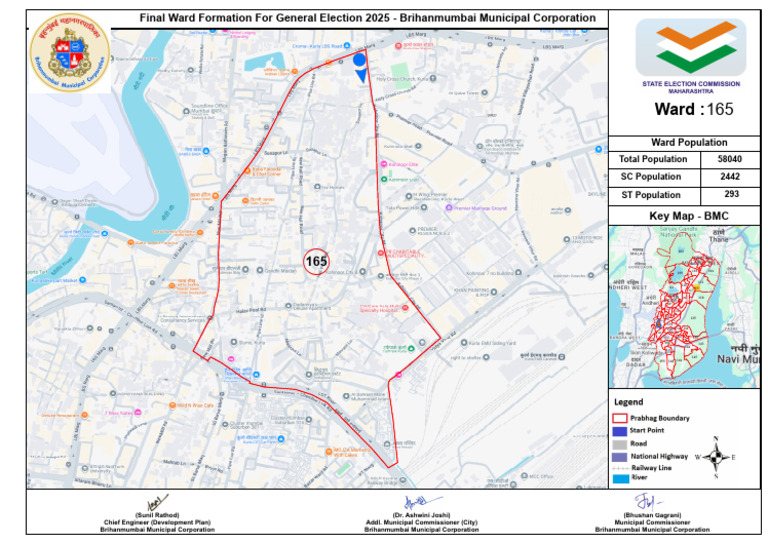 Final Ward Formation BMC 2025 | PDF | Mumbai | Local Government