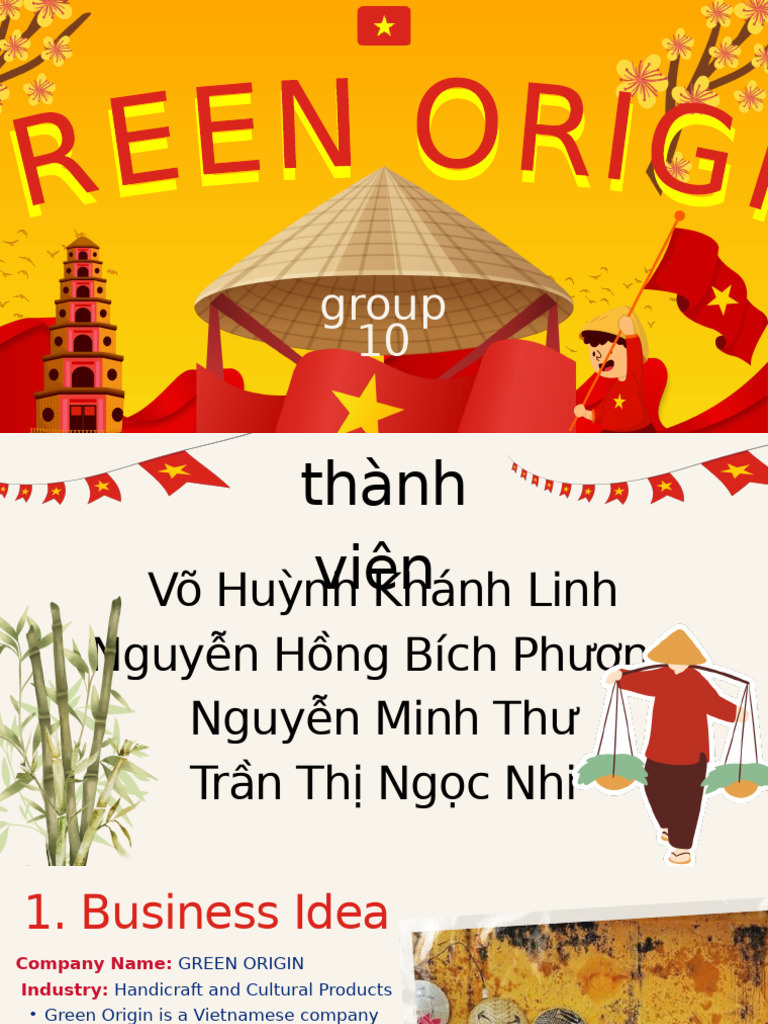 Vietnam Introduction Presentation in Red and Yellow Informative Style ...