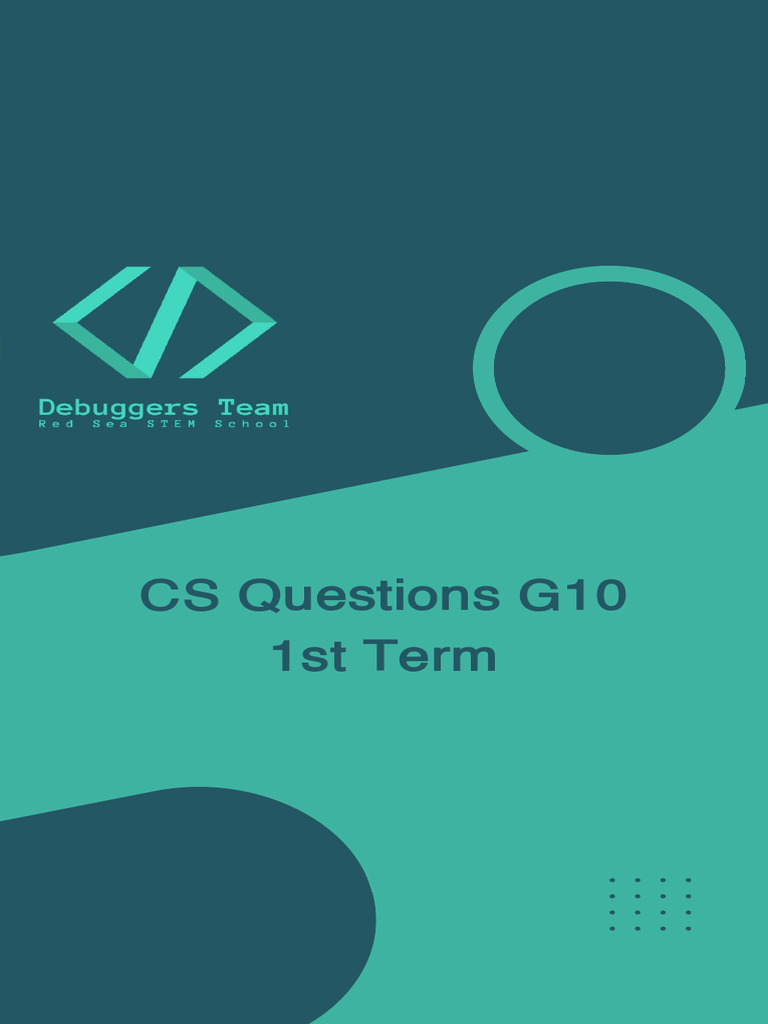 CS Final Revision G10 With Answers | PDF