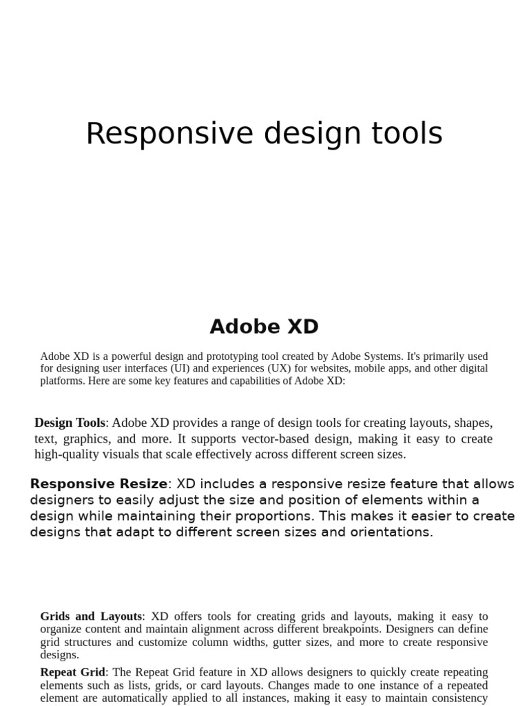 Top Responsive Design Tools Overview | PDF | Bootstrap (Front End ...