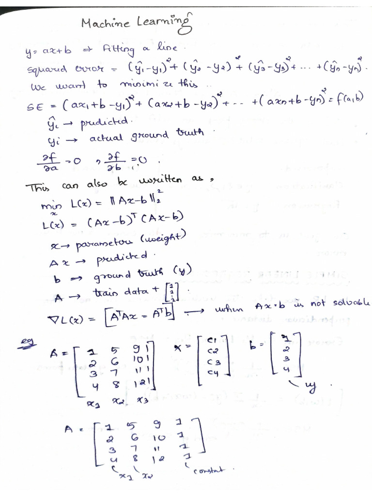ML Short Notes | PDF