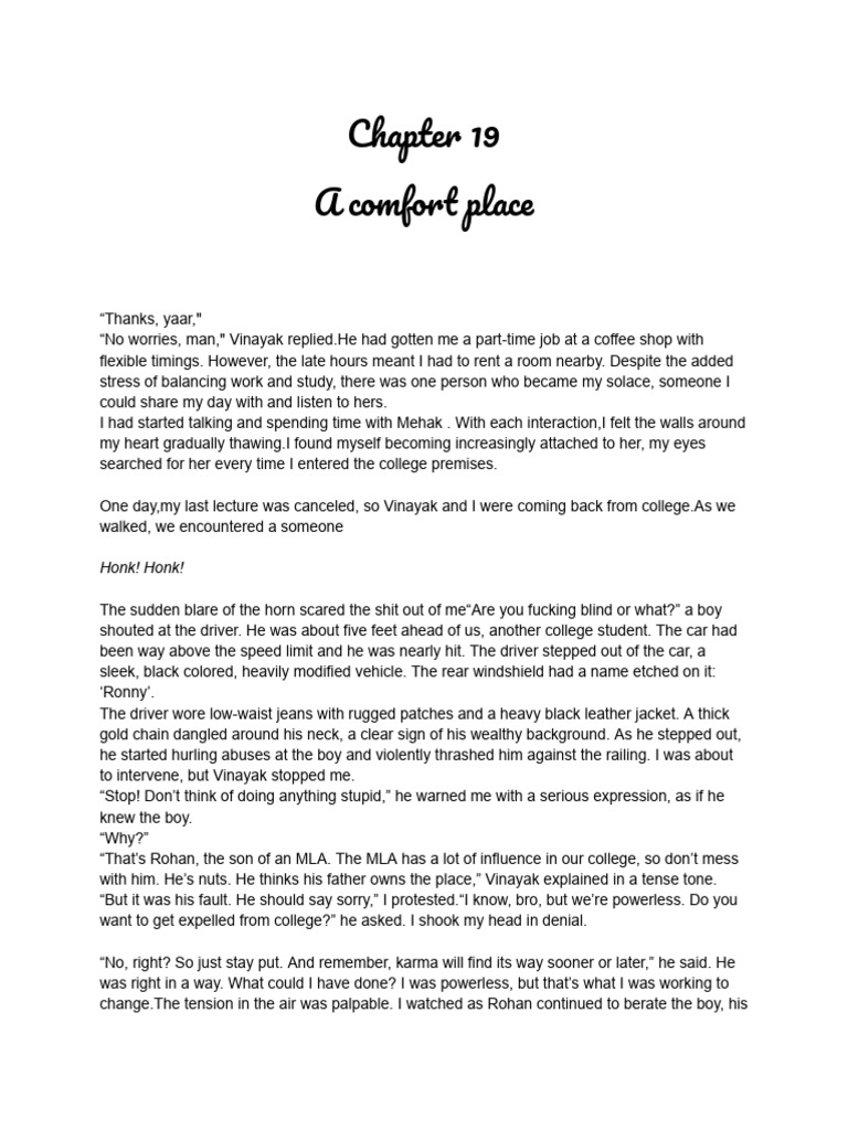 A Heartwarming College Encounter | PDF
