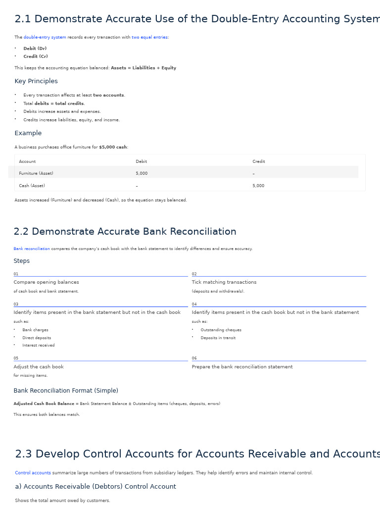 Mastering Double-Entry Accounting Basics | PDF | Debits And Credits ...