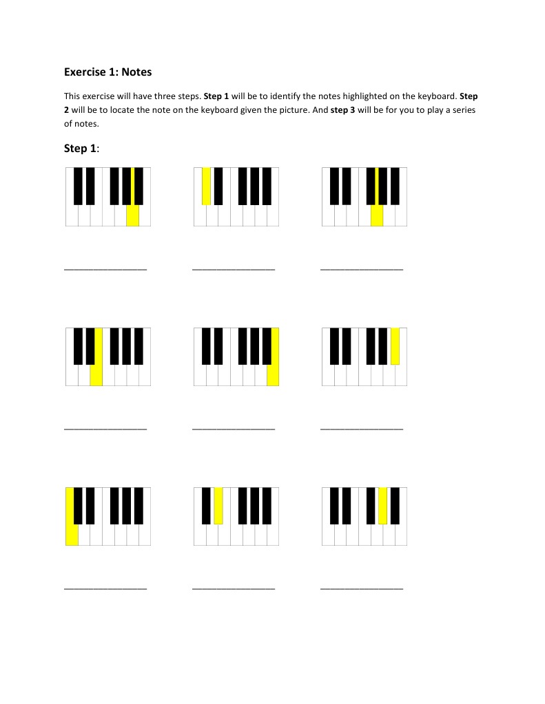 Exercise 1 | PDF | Games & Activities | Computers