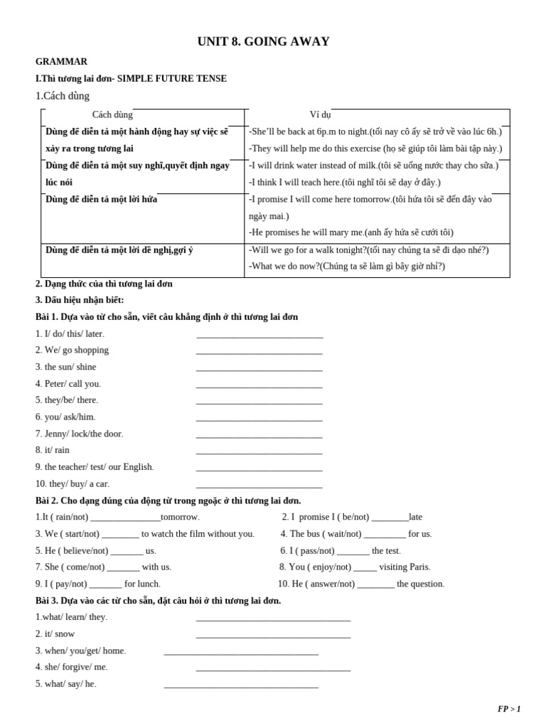 GRADE 6 FP UNIT 8cut | PDF