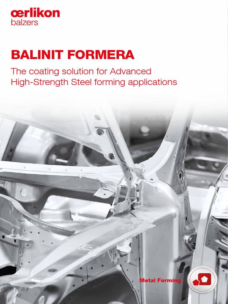 BALINIT FORMERA for AHSS Tool Coating | PDF | Steel | Sheet Metal