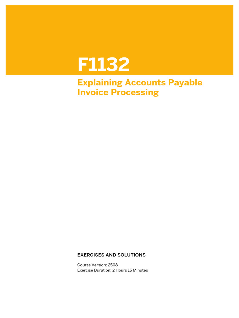 Accounts Payable Invoice Processing Guide | PDF | Invoice | Accounts ...