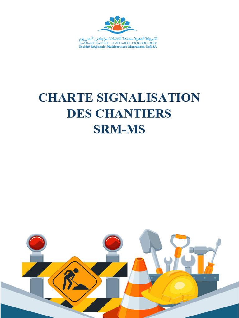 Charte de Signalisation des Chantiers SRM-MS | PDF | Route | Feu de ...