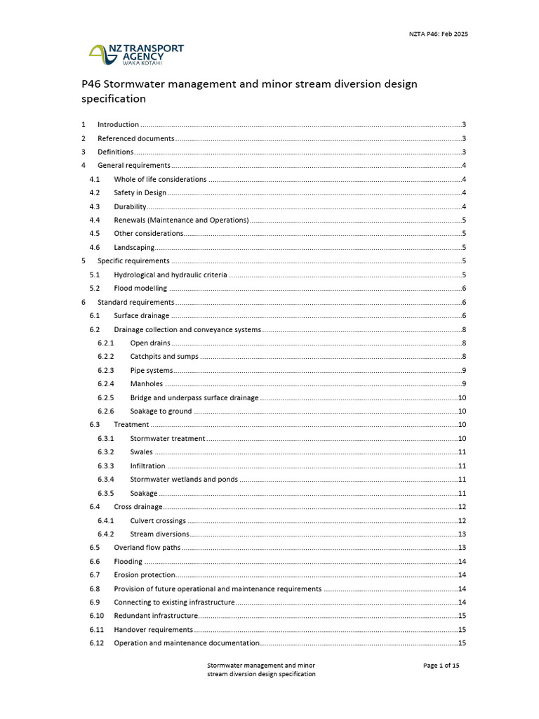 Stormwater Management Design Specs | PDF | Storm Drain | Stormwater