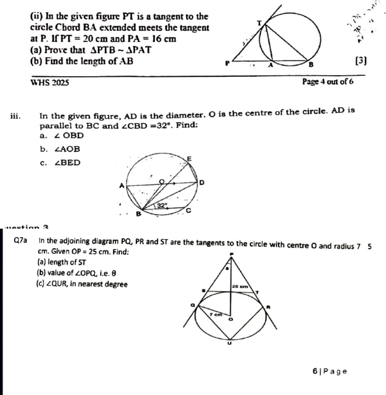 Circle 10th Icse | PDF