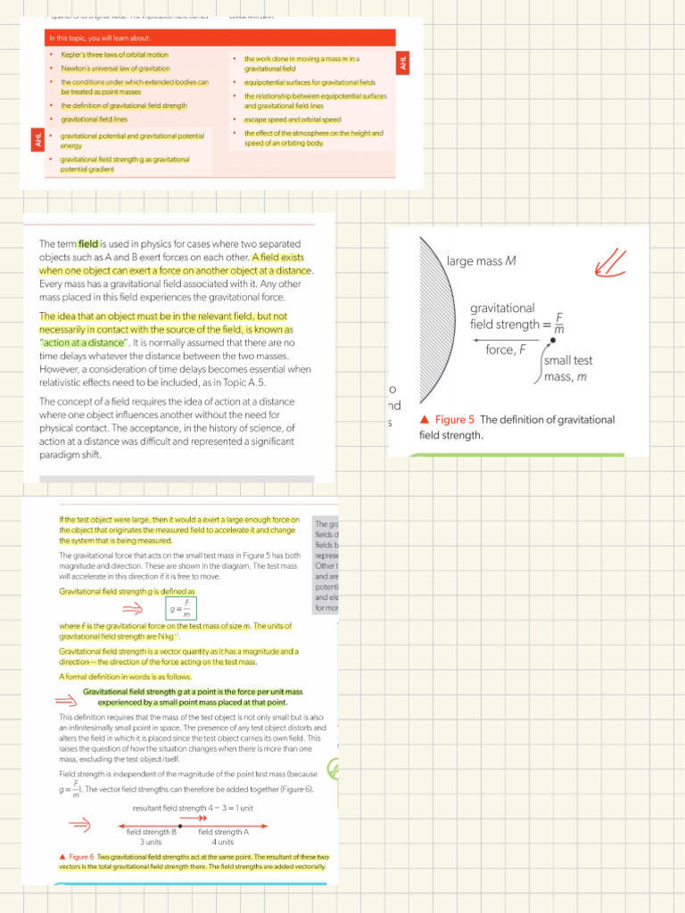 D1 Gravitational Fields | PDF
