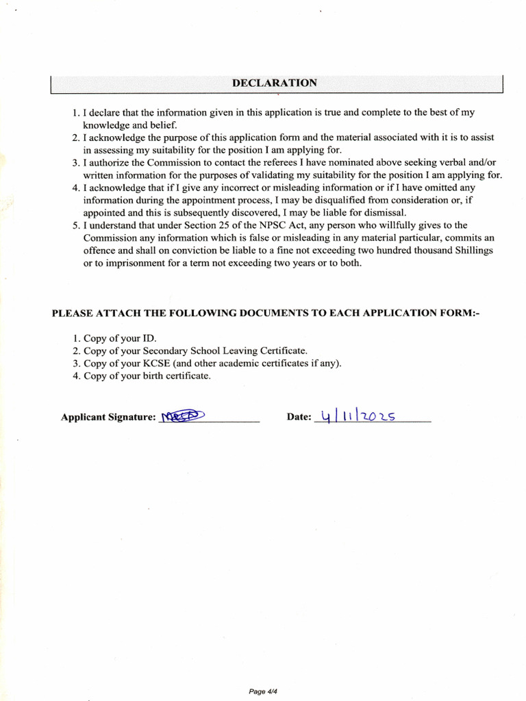Declaration | PDF