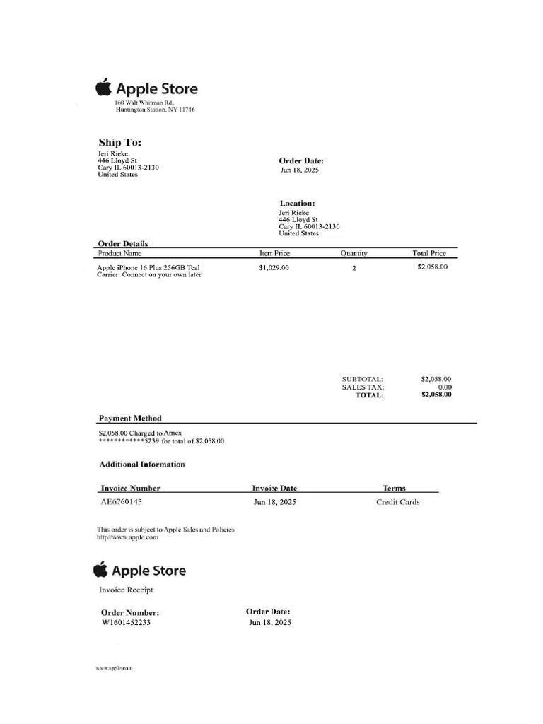 Apple Invoice | PDF