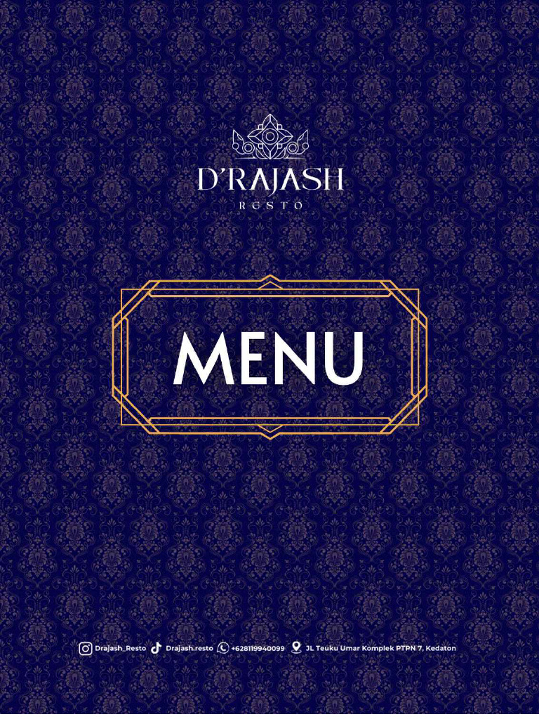 Buku Menu D'Rajash Resto | PDF