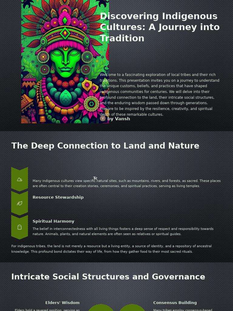 Discovering Indigenous Cultures A Journey Into Tradition | PDF ...